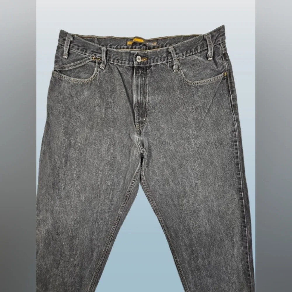 Vintage Levi's Silver‎ Tab Men's 40x32 Relaxed Fit Baggy Jeans in Charcoal